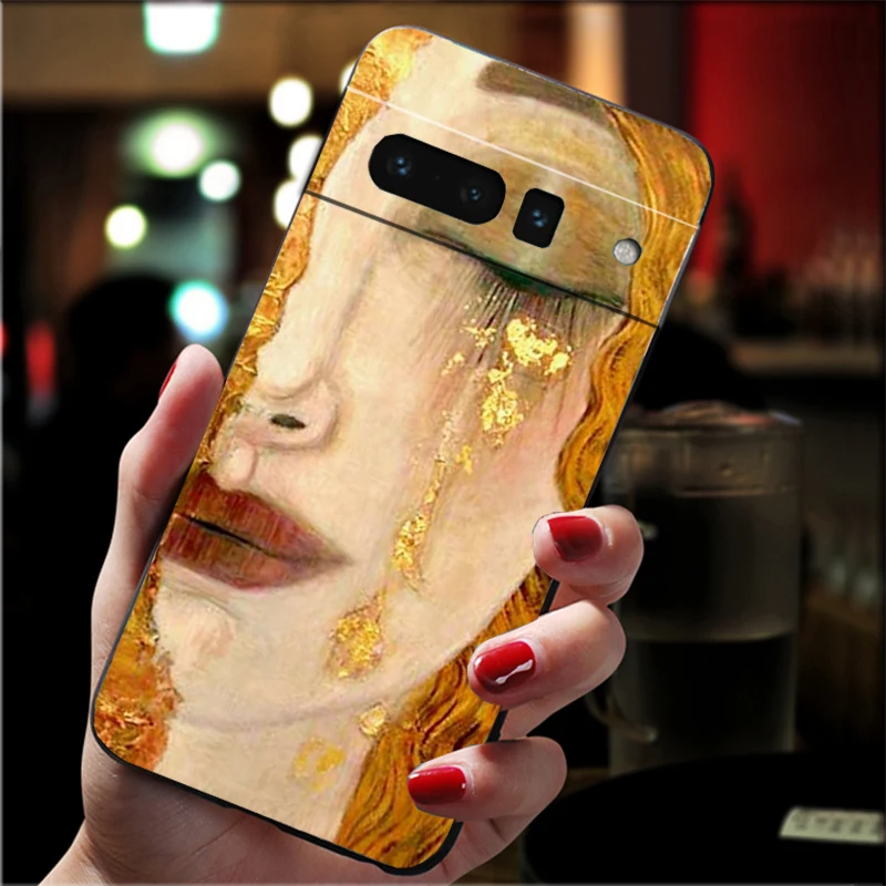 Gustav Klimt Golden Tears Phone Case For Google Pixel 9 Pro XL 9 8 7 Pro 8A 7A 7 6A 6 Pro Pixel 4 3 XL 5 6 4A