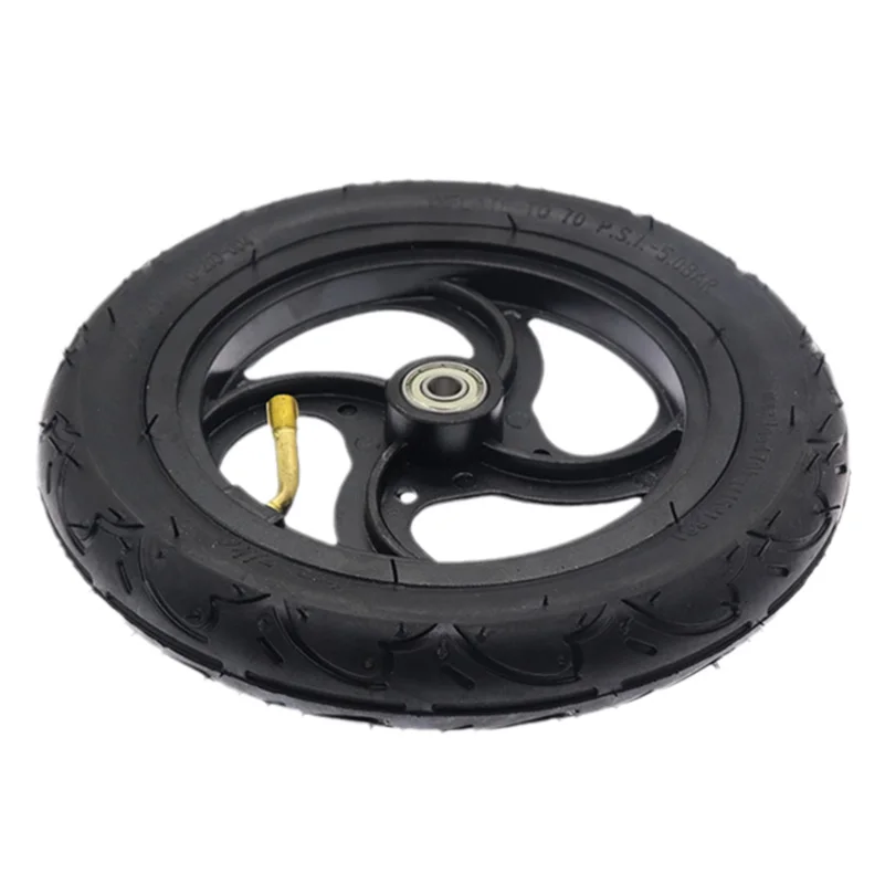 8 Inch Anti-skid Shock Wheel Tyre 8x1 1/4 (200x45) Inner Tube Outer Tire with Alloy Hub for Kickscooter Scooter Accessories