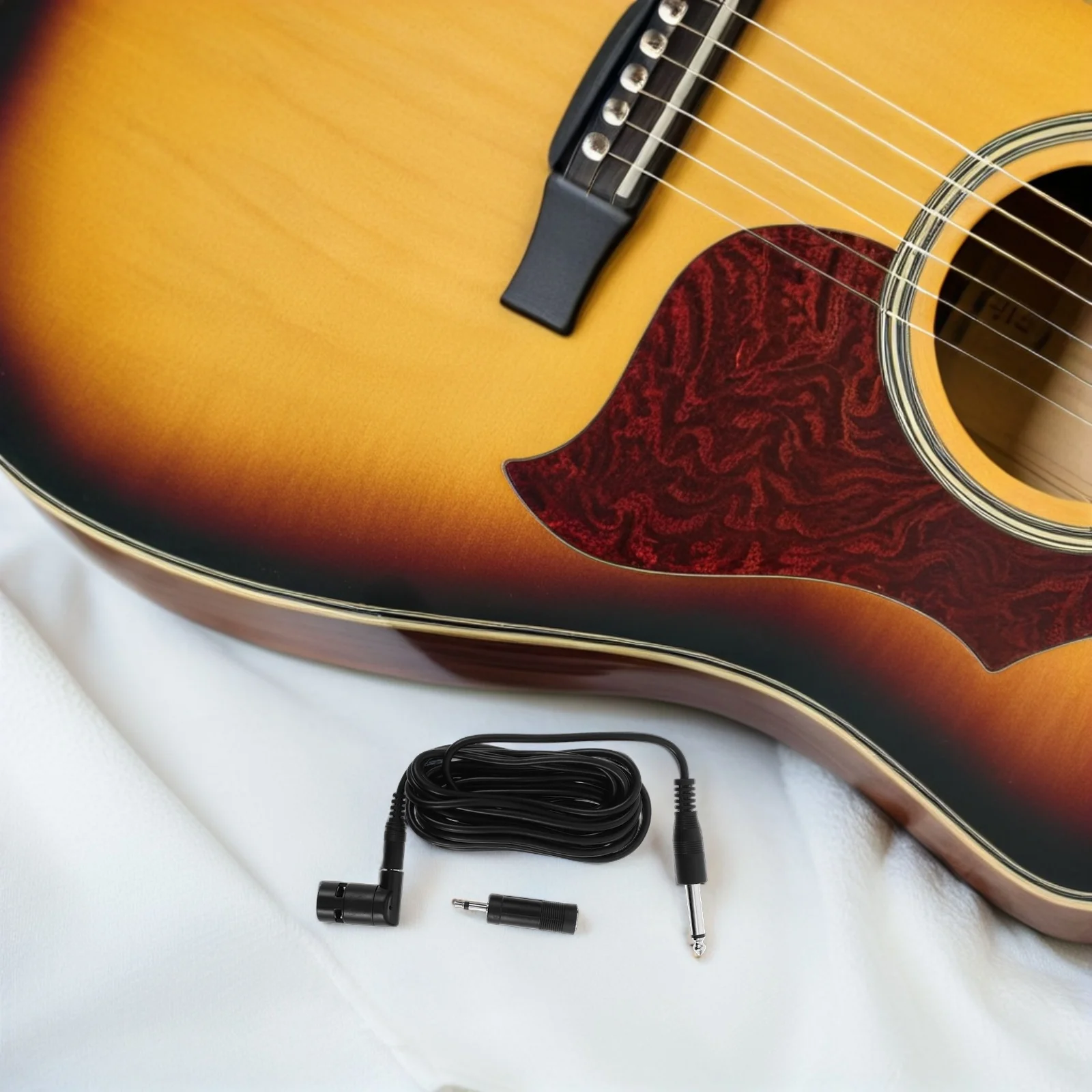 

Electric Kazoo Pickup Enhancer Metal Acoustic Instrument Sound Amplifier Direct Plug Play Compatible Guitar for Outdoor