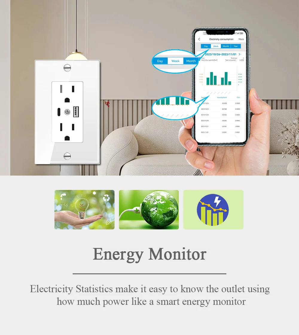 Lanbon L8 US Standard 16A WIFI Smart Plug Socket Sprachsteuerung von Google Home Alexa Remote Timer