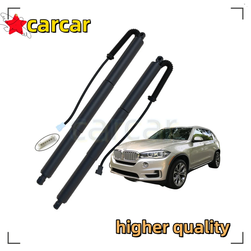 2PCS Rear Electric Tailgate Struts 51247294469 51247294470 For BMW X5 F15 F85 2014-2017 Left Right Power Liftgate Support