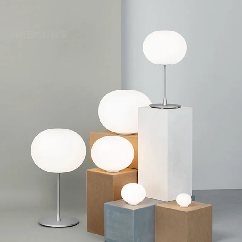 

Italian desk lamp designer bedroom bedside lamp desk decoration living room lamp glass ball floor lamp