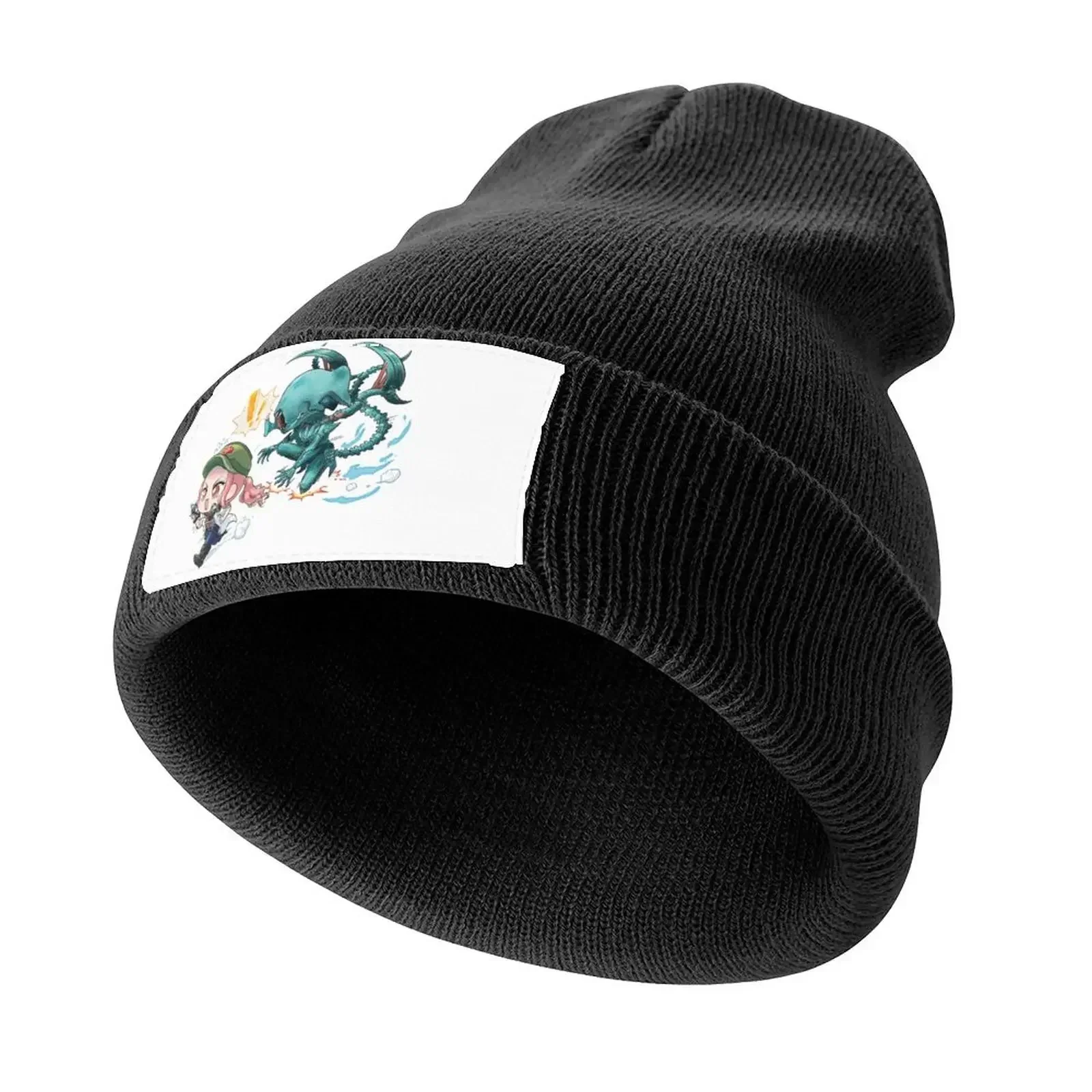 Super cute adorable nemesis board games art Knitted Cap Hood party Hat Women's Beach Men's