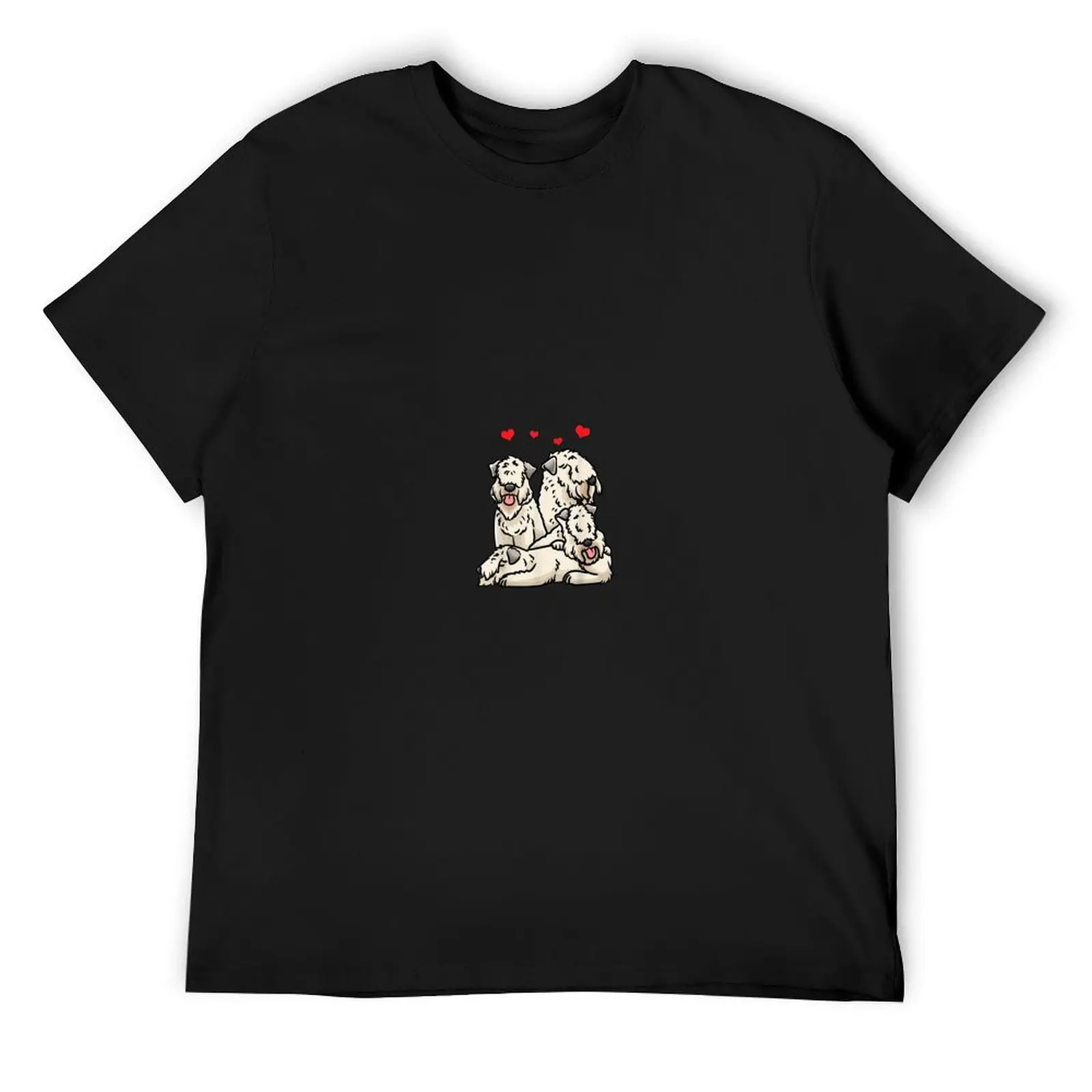 Soft Coated Wheaten Terrier Dog T-Shirt anime blacks customs mens clothing