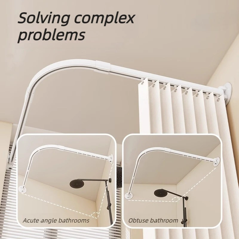 Thumbnail 4 - #31 Best Shower Curtain Rails to Buy In 2026