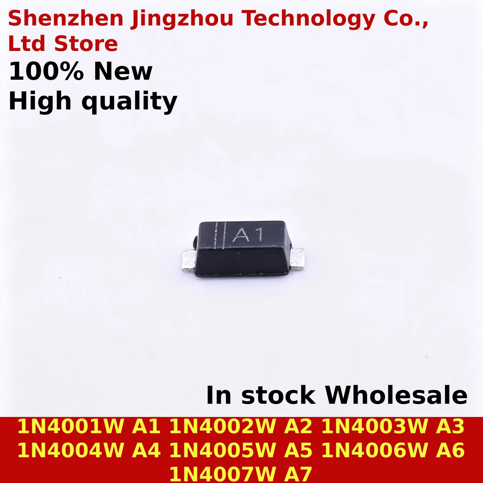(3000PCS) Diode 1N4001W 1N4002W 1N4003W 1N4004W 1N4005W 1N4006W 1N4007W SOD-123FL A1 A2 A3 A4 A5 A6 A7 SOD-123 1206Chip In Stock