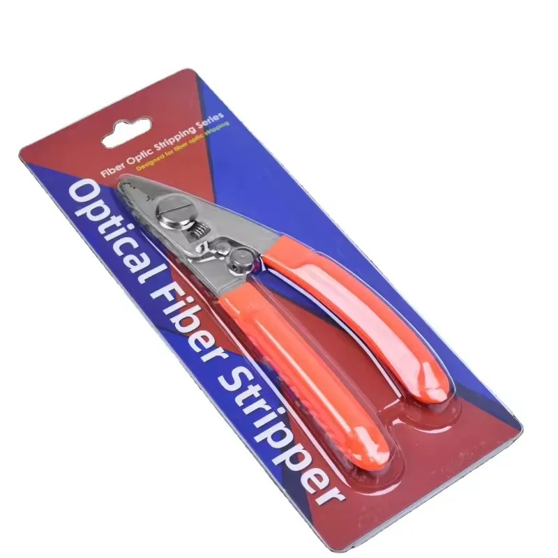 

4-in-1 Fiber Stripper Optical Fiber Stripper Multifunctional Stainless Steel FTTH Drop Cable Cutter