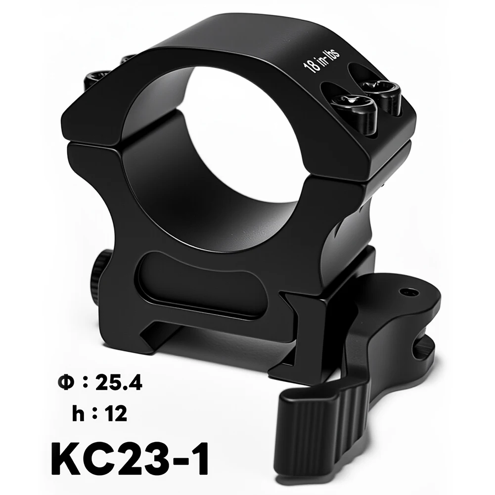 วงแหวนยึดกล้อง UniqueFire ขนาด 1 นิ้ว 25.4 มม. / 30 มม. แบบปลดเร็ว แพ็ค 2 ชิ้น