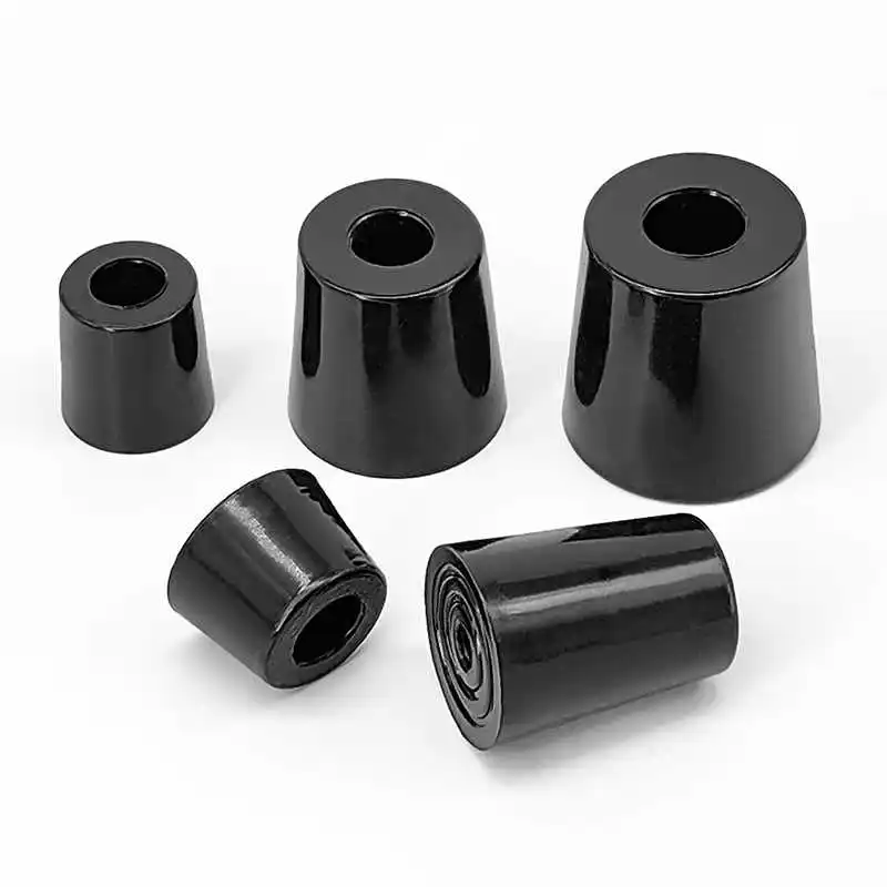 Black Rubber Foot Pad 36mm-50mm Shock-Absorbing Anti Slip Furniture Foot Pad Table and Chair Leg Protection Furniture Hardware image 3