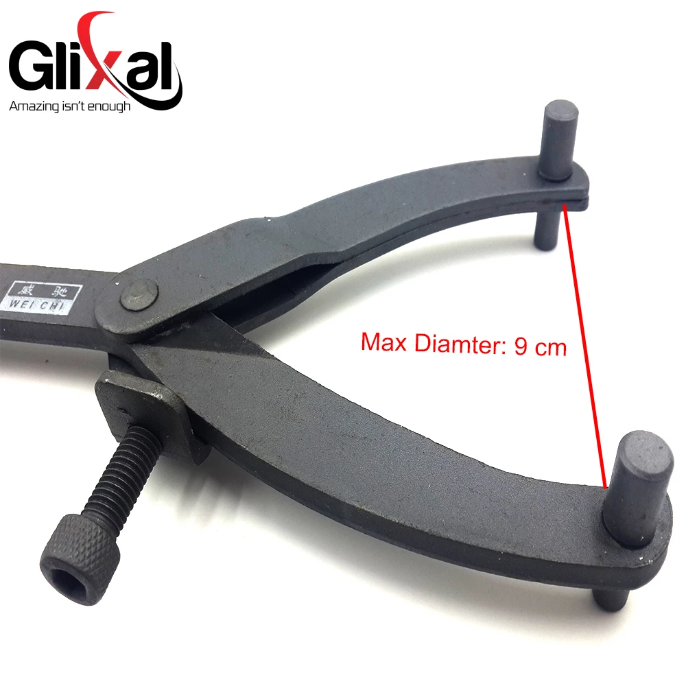 Glixal Universal Motorcycle Moped Scooter Flywheel Variator Clutch Remove Holder GY6 50cc 150cc 139QMB 152QMI 157QMJ Repair Tool