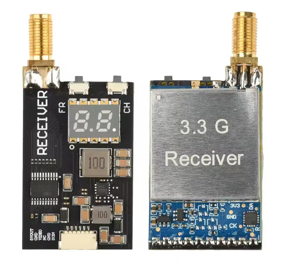 

FT3500 3,3 ГГц VRX 64CH FPV аналоговый беспроводной модуль видеоприемника (3060 МГц до 3500 МГц) для FPV дрона