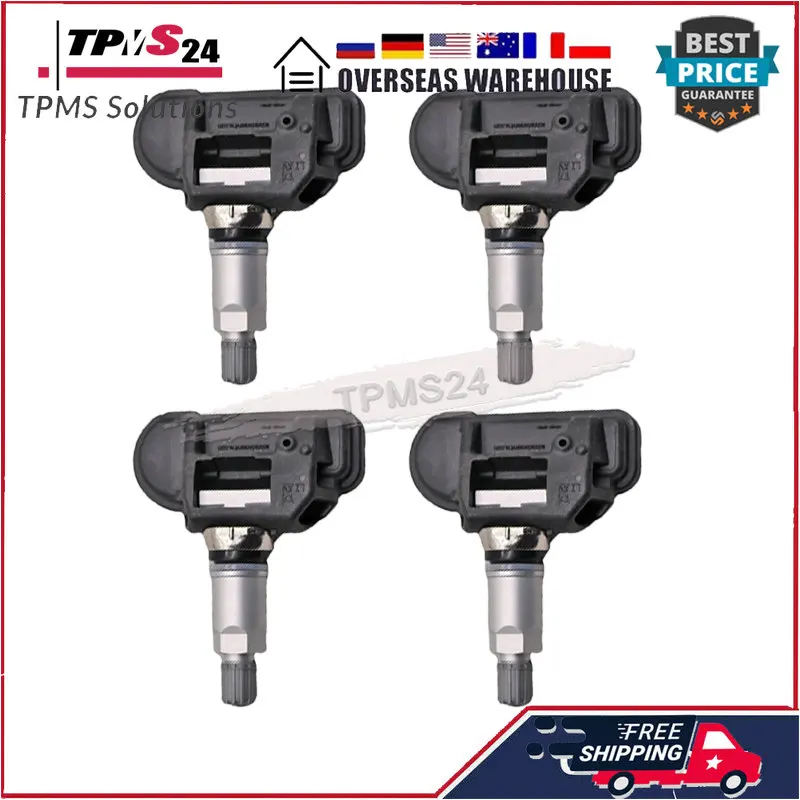 4 pezzi per Chevrolet Corvette Volt Opel Astra J Cascada Corsa E Vauxhall Astra MK 433 MHz sensore TPMS 13581560 13598775 13327259