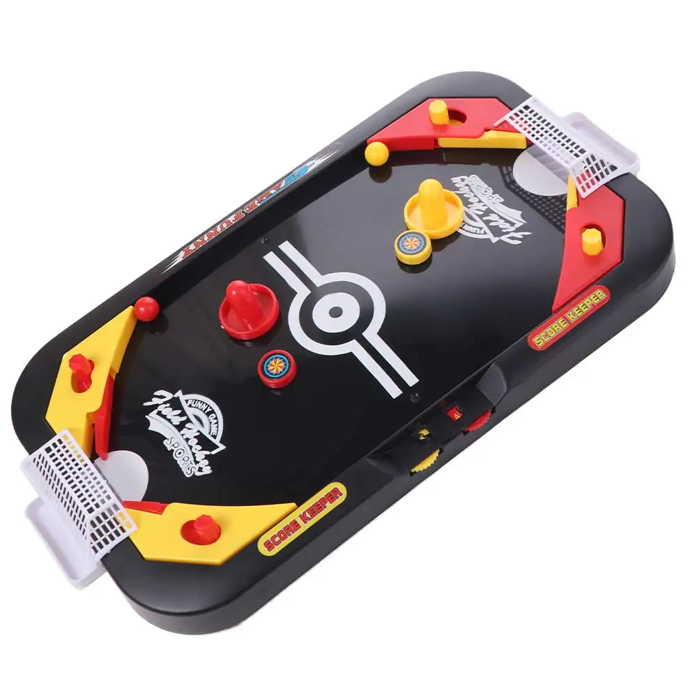 Gioco da tavolo di calcio in plastica Giocattoli Giochi da tavolo educativi Calcio da tavolo Gioco da tavolo di ghiaccio 2 in 1 Battaglia da tavolo Giocattolo da hockey aereo per bambini