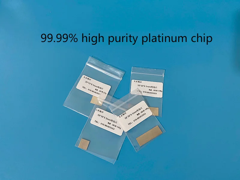 

Лабораторный чистый Платиновый Пт-лист 99.99% рабочий Платиновый электрод может быть настроен.