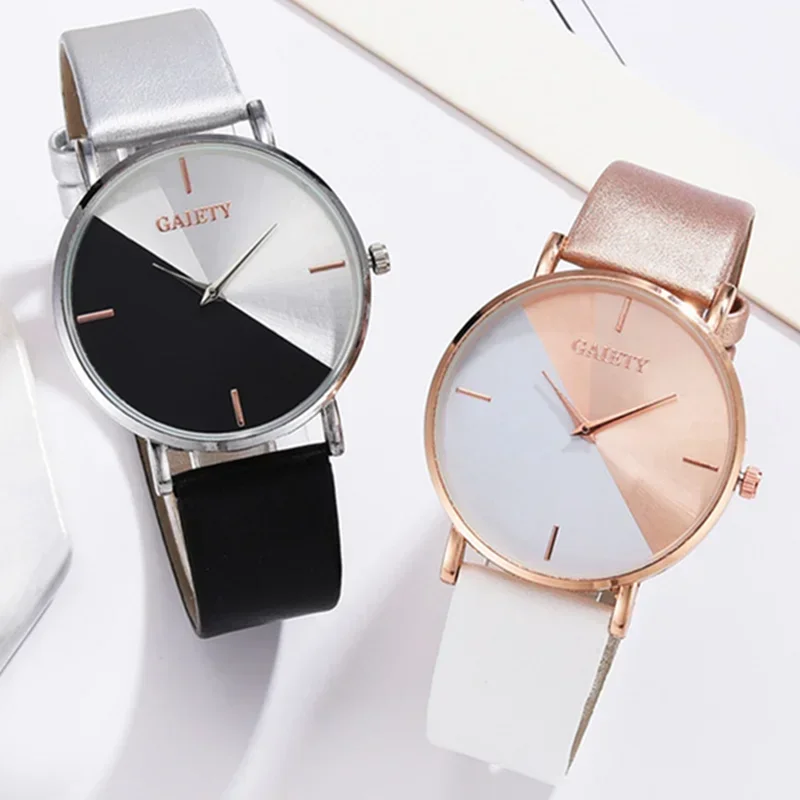 

Fashion Ladies Watch for Women Quartz Watches Double Color Women's Hand Watches Elegant Women's Wrist Lovers Watch 2023 Bracelet