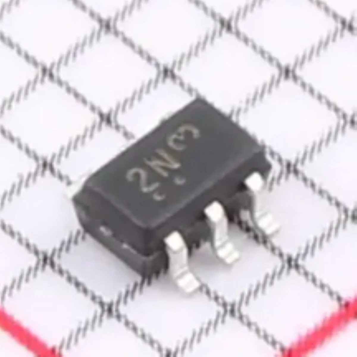Transistores de Efeito de Campo Originais 2N7002DW Marcação 2N SC-70-6 SOT-363 SC-88 2N-CH 200mW 60V 115mA 2 Canais N 2Ω@10V 0.115A MOSFETs
