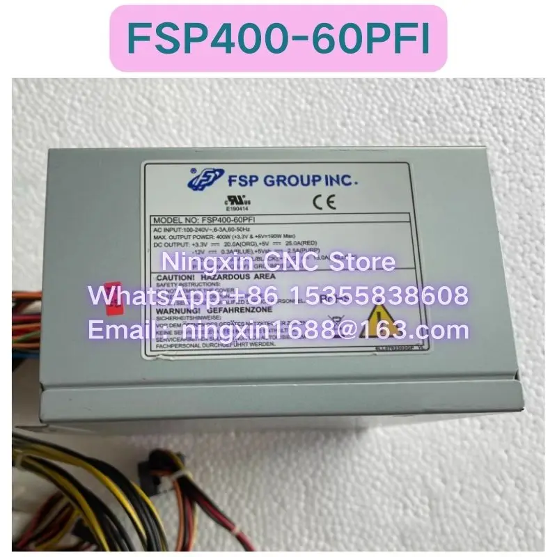 Second-hand FSP400-60PFI industrial computer power supply Functional test OK Fast delivery