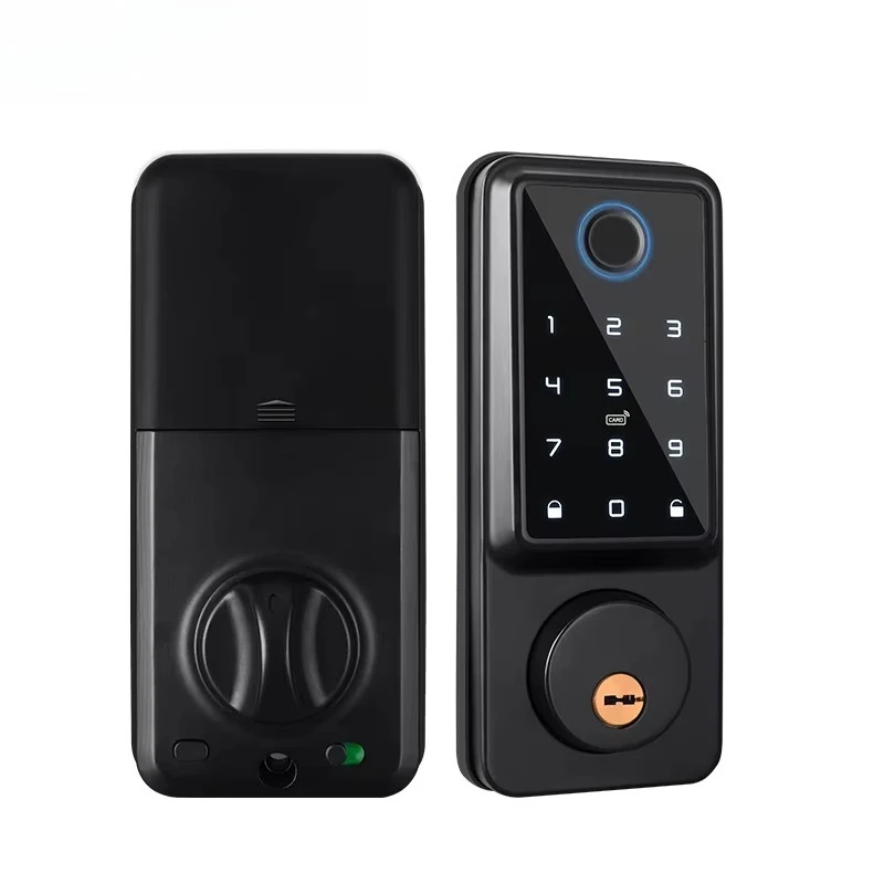 Mini Short Smart Lock Keyless Entry Password IC Card Key Anti-theft Lock Office Automatic Digital Code Deadbolt Door Lock