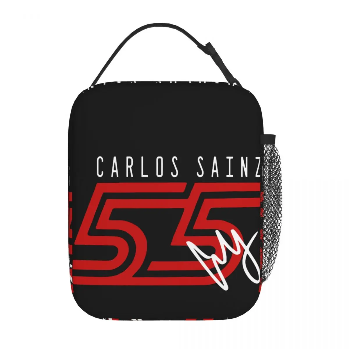 Carlos Sainz 55 Insulated Lunch Bag Tote Food Handbag