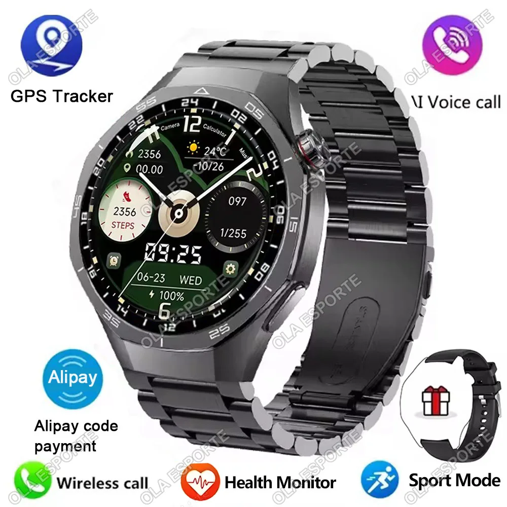 Smart Watch Men With Amoled Screen Gps Heart Rate Bluetooth Calls_voghion.com
