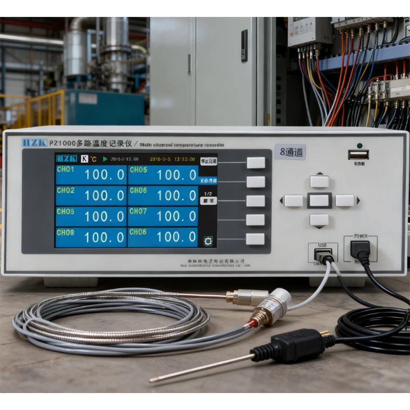 HZK PZ1008S PZ1016S PZ1024S PZ1032S PZ1040S PZ1048S PZ1056S PZ1064S Temperature Data Recorder, Multi-Channel Logger