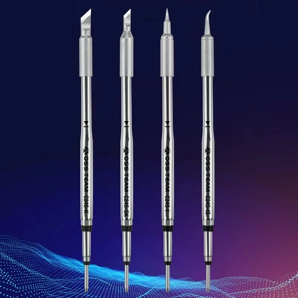 OSS C245 I IS K SK Soldering Iron Tip Compatible with T245 Soldering Station, Suitable for SUGUN Maant GVM PPD Soldering Station