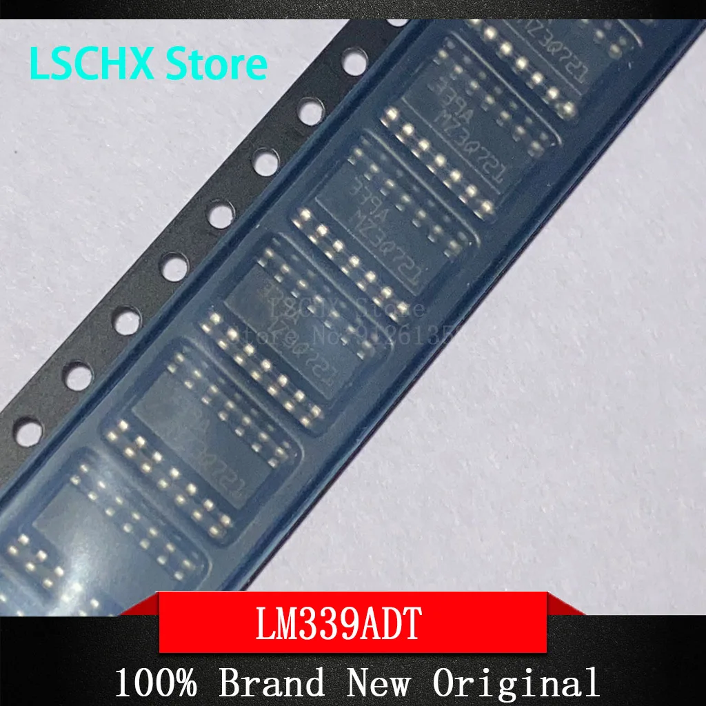 10pcs LM339ADR LM339ADT LM339AD SOIC-14 Commercial grade precision four-way differential comparator