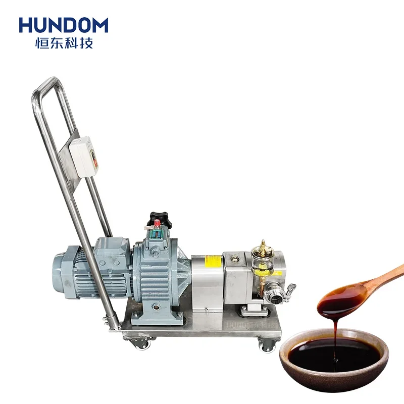 Stainless steel high viscosity liquids shampoo food grade honey chocolate stator rotary lobe pump for syrup