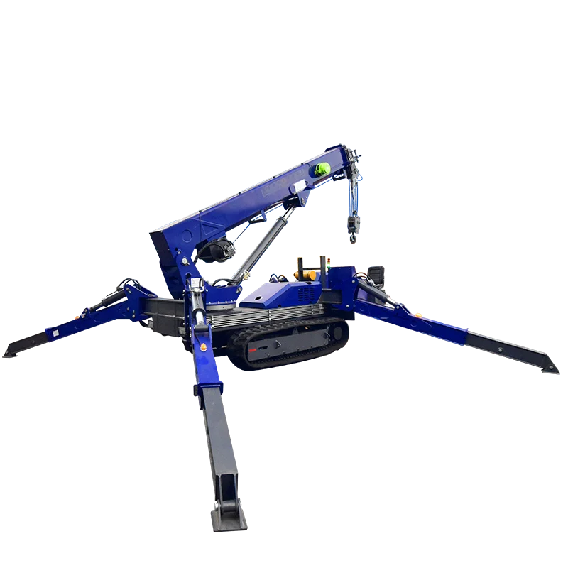 3T 5T 8T All Round Spider Crane And Tracked Spider Lift With 360 Rotation For Warehouse Factory And Renovation Work