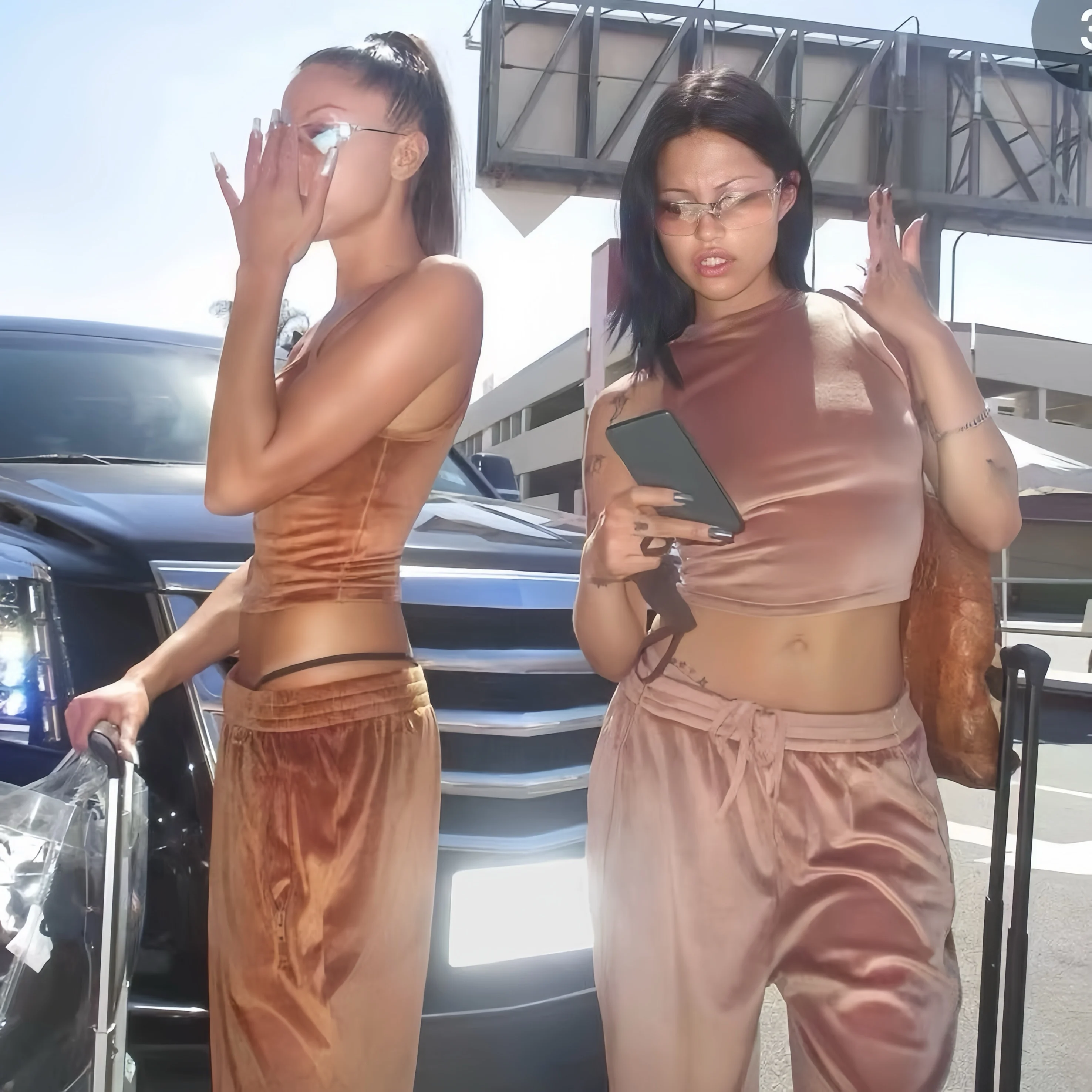 Ultra Soft Velvet Sport Pants Zipper ket Cuffed Long Pants Low Waist Other Fabric Ladies Premium Clothing Spring Summer