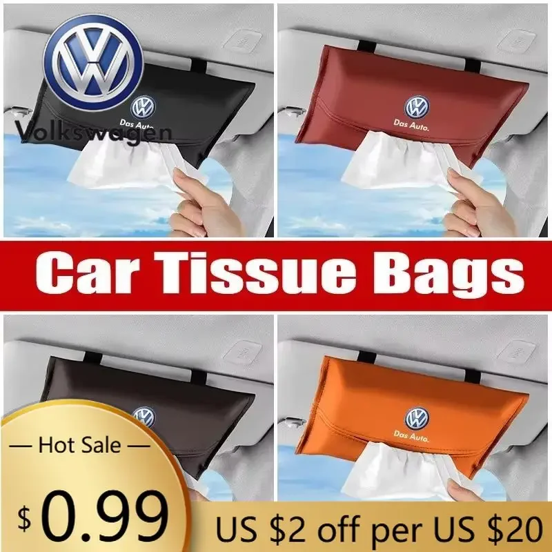 

Держатель для салфеток на солнцезащитный козырек/подлокотник для автомобилей Volkswagen VW Rline Passat Santana Touareg Tiguan Golf Bora Beetle