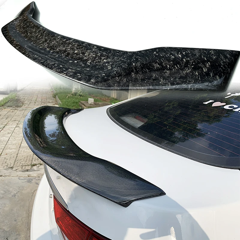 

For 2012 - 2016 Hyundai Elantra R Style True Carbon Fiber Sedan Spoiler wing rear tailgate car exterior components tail spoiler
