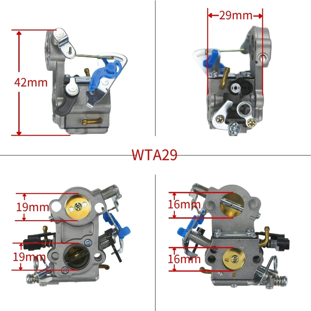 مناشير المكربن لـ Husqvarna 455E 455 Rancher 460 461 Walbro WTA-29 مناشير الغاز تحل محل 544883001 544888301 #6
