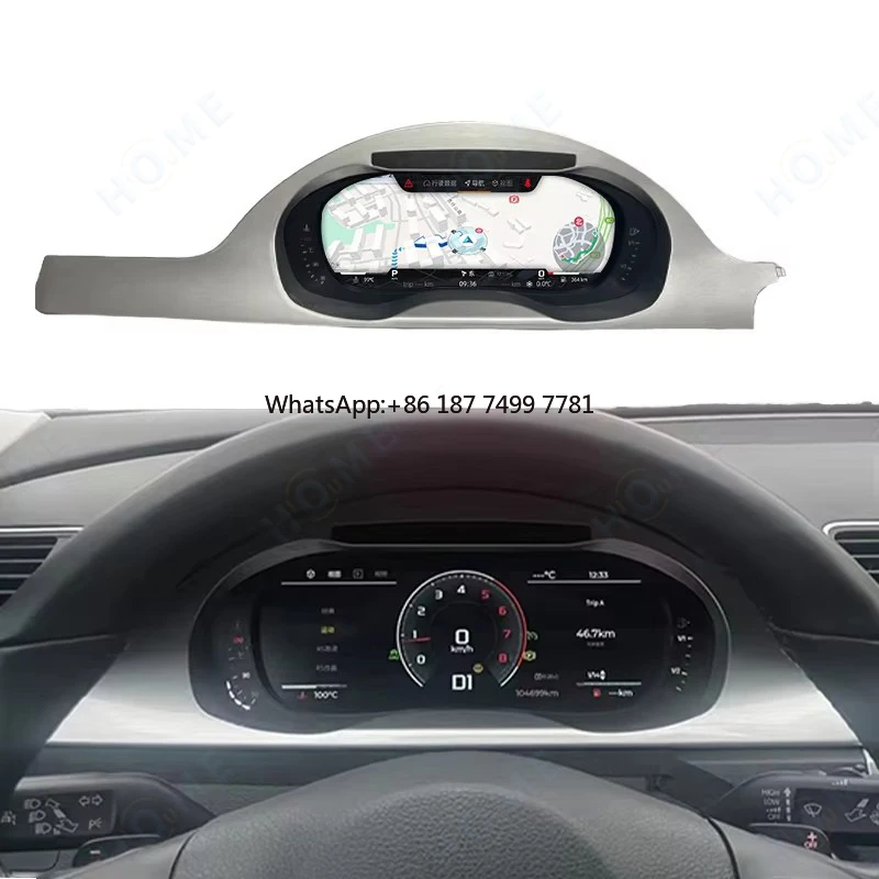 

New Upgraded LCD Speedometer Dashboard Panel Digital Virtual Instrument Cluster Cockpit for ... CC B6 2012-2018