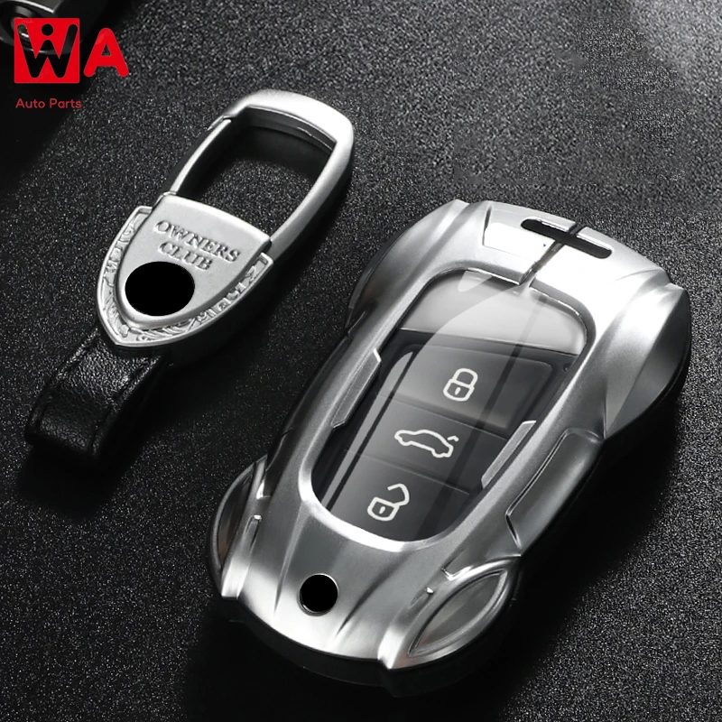 

Metal Car Remote Key Cover Case Holder Shell Fob For VW Volkswagen Golf 8 Teramont Viloran ID.3 ID4X ID6X Passat Polo Tiguan