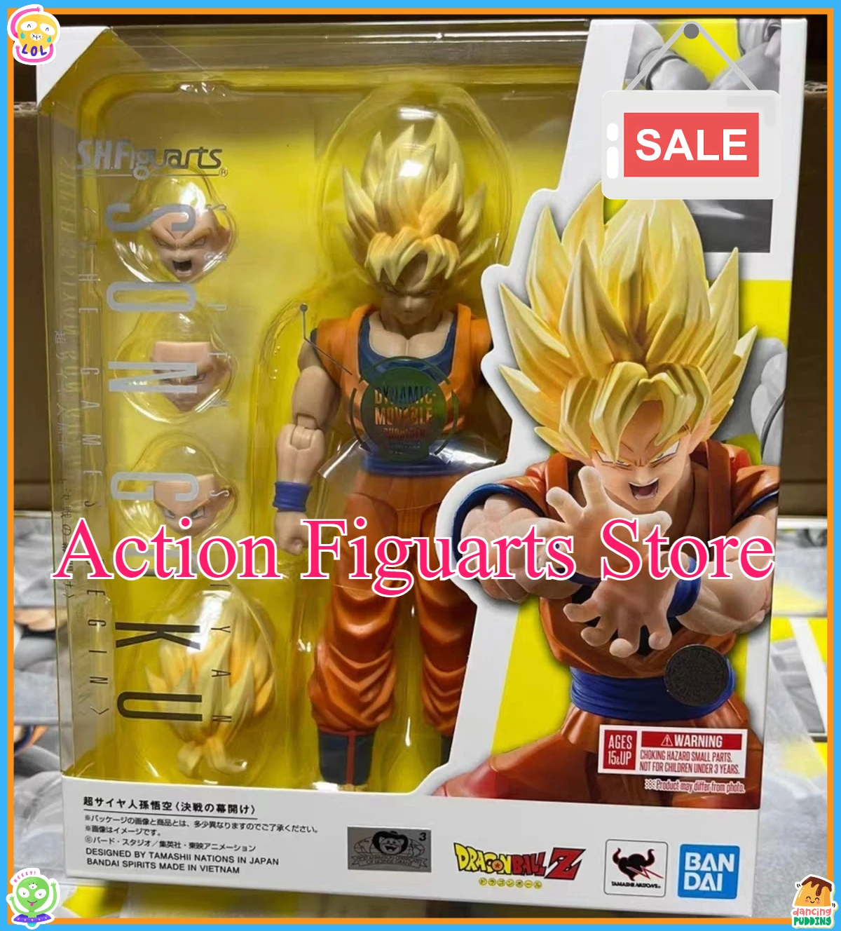 الأصلي بانداي لعبة دراغون بول Z S.H.Figuarts SHF سوبر سايان سون جوكو الألعاب تبدأ عمل نموذج لجسم اللعب #1
