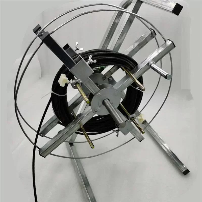 Wire reel bundling winding rack