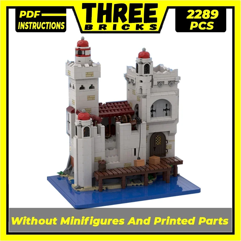 Medieval Street View Model Moc Building Bricks Imperial Trade Outpost Technology Blocks Gifts Christmas Toys DIY Sets Assembly