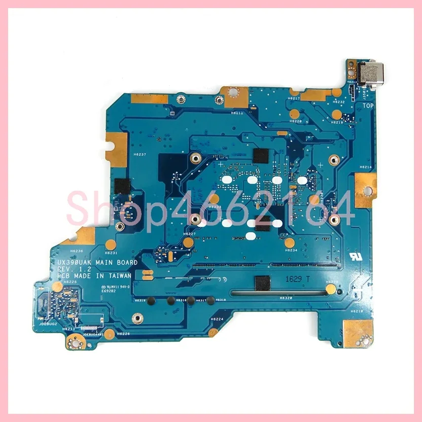 Imagem -02 - Placa-mãe Portátil para Asus Zenbook Ux390uak Mainboard I57200u I7-7500u Cpu 8gb Ram 16gb Ram Ux390u Ux390uak