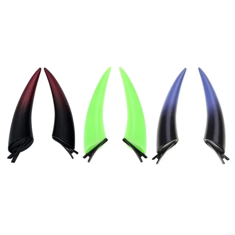 

K3NF Halloweens Hair Clip for Women Girl Cosplays Devil Horn Barrettes Headwears Jewelry Hair Accessories Party Supplies