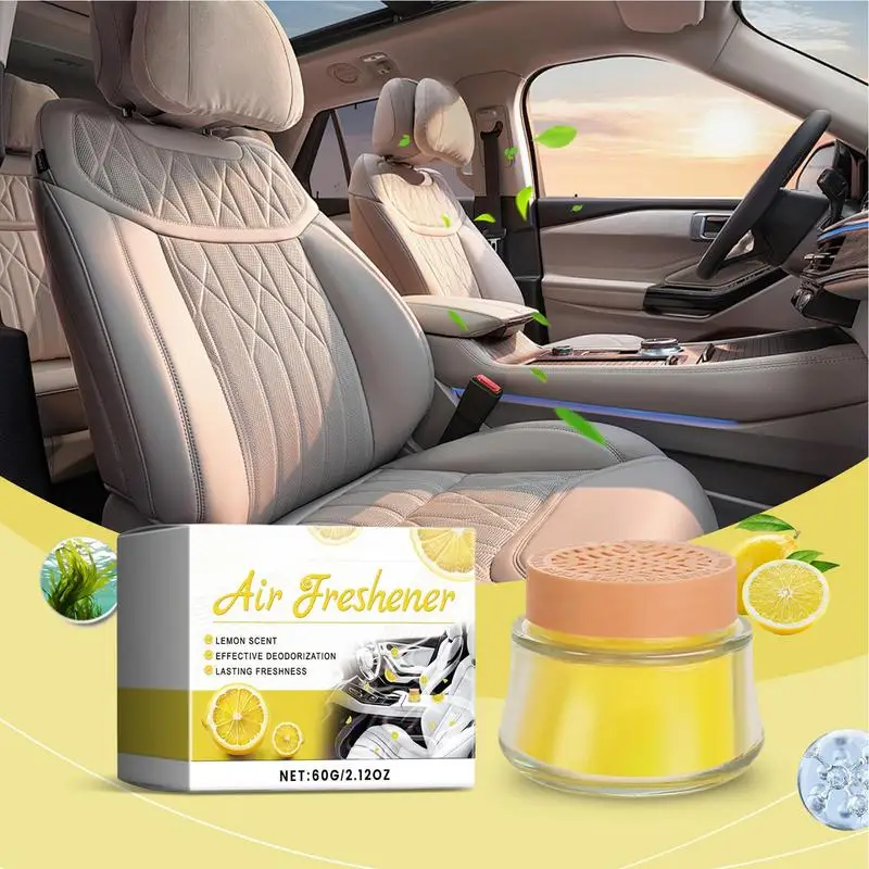 Lemon Car Air Freshener Natural Lemon Oil Automotive Air Fresheners Car Perfume Long-Lasting For Birthday Christmas New Year