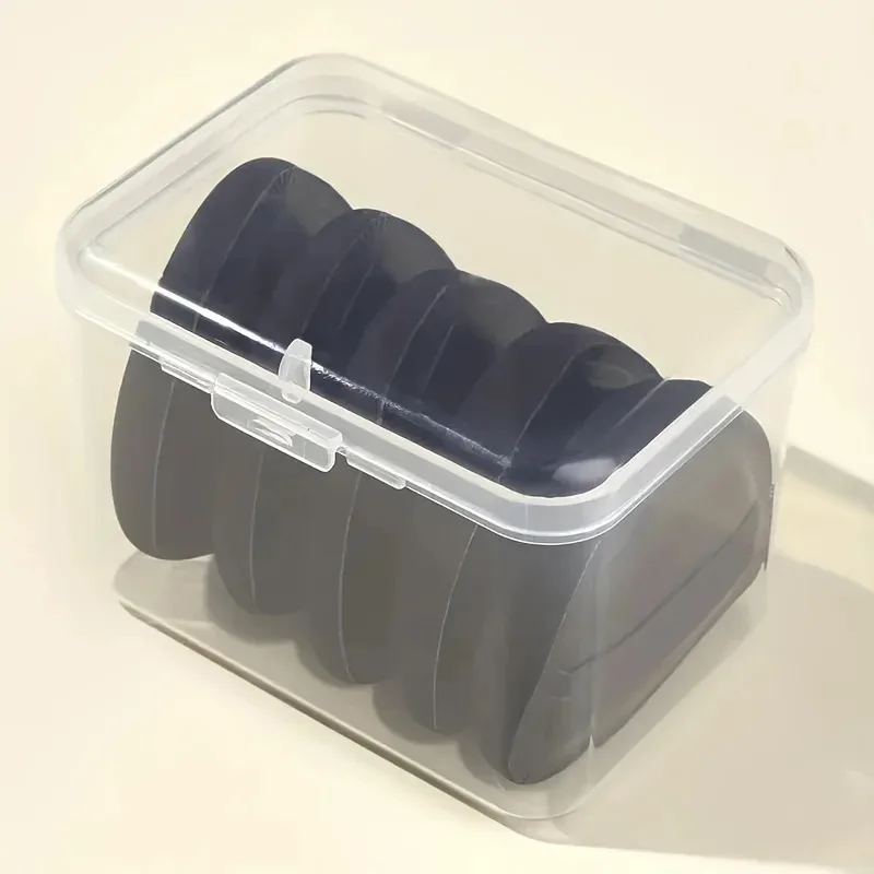 ชุดพัฟแป้งสามเหลี่ยมนุ่มนำกลับมาใช้ใหม่ได้ 5 ชิ้น, ฟองน้ำแต่งหน้าบิวตี้บลัชออนไข่สำหรับแป้งรองพื้นชนิดน้ำ