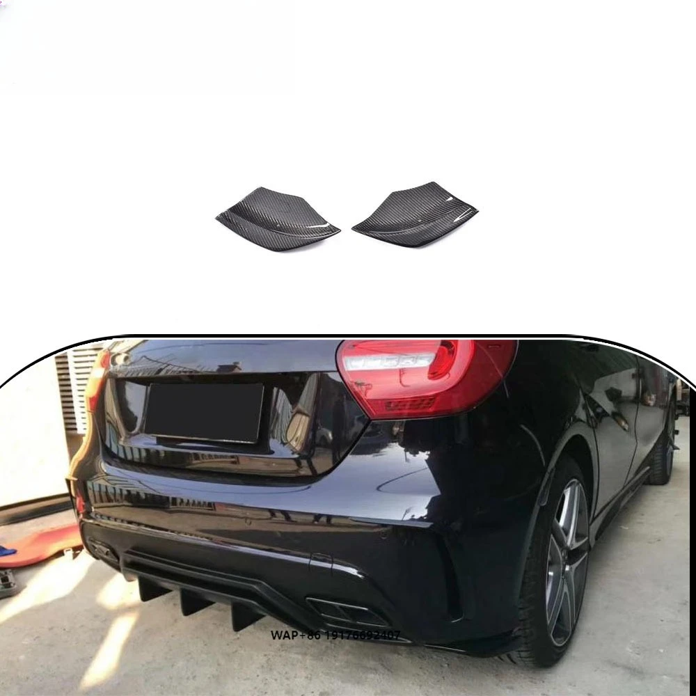 

A45 Carbon Fiber Rear Bumper Splitters Spoiler for MercedesBenz a Class W176 A180 A200 A250 forAMG 2013 - 2016