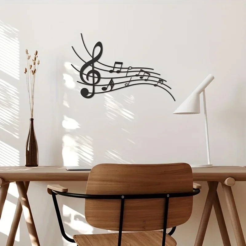 Musical Notes Sign Metal Music Wall Decor Modern Beautiful Music Notes Decor Hanging Wall Art decor metal wall hanging