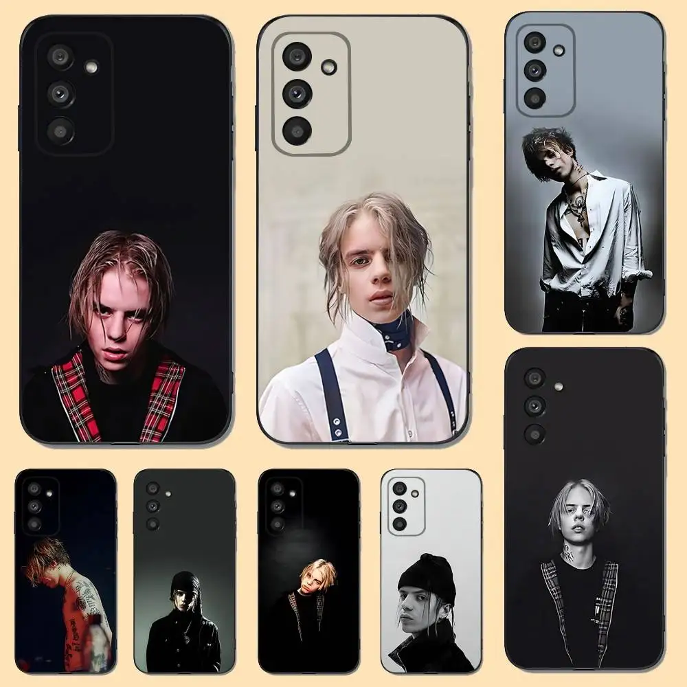 

Phone Case For Samsung S 25,24,23,22,30,21,10,9,Ultra,Plus,Lite,FE,4,5 G Soft P-Pharaoh Rapper Black Case