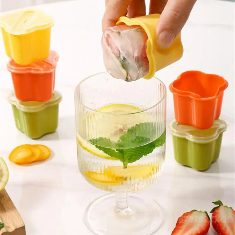 1/2PCS Pastry Mould Homemade Tools Green/yellow/orange Ice Lattice Kitchen Accessories Popsicle Moulds Creative 5cm