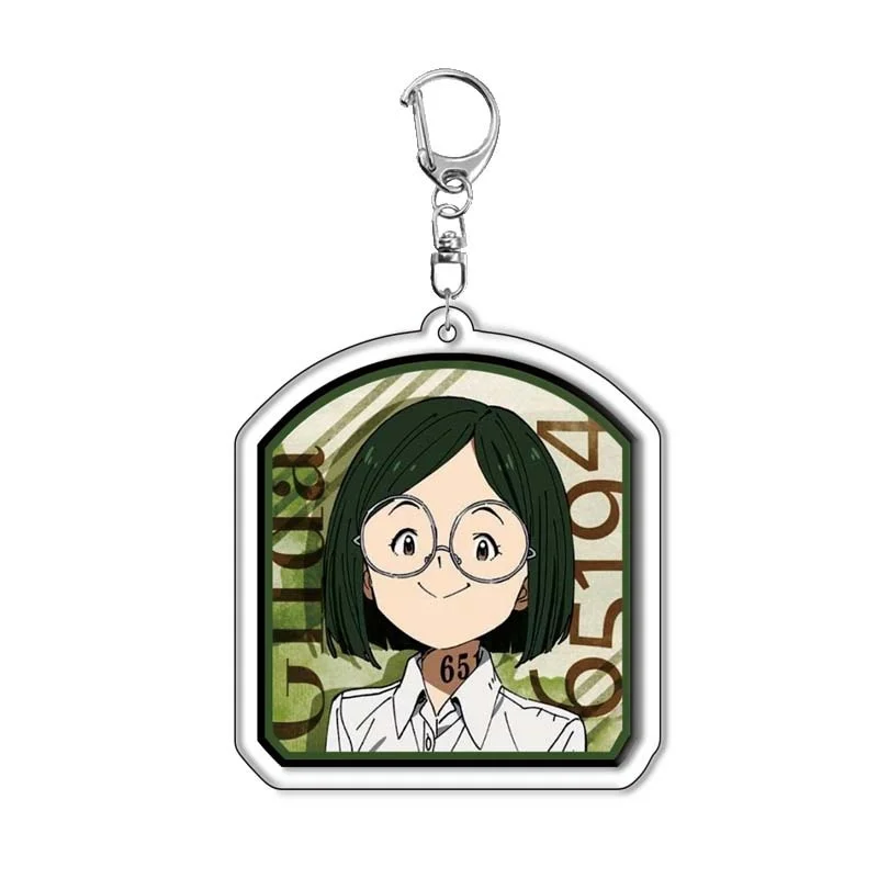 وعد نيفرلاند أنيمي لطيف إيما نورمان راي Tangierda شخصية ظهره قلادة عناصر الزخرفية HD الاكريليك مفتاح chains6CM #4