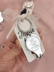 10/20pc Personalized Baptism Favor Baby Christening Gift For Guests Nail Clipper Keychain Bottle Opener First Communion Souvenir