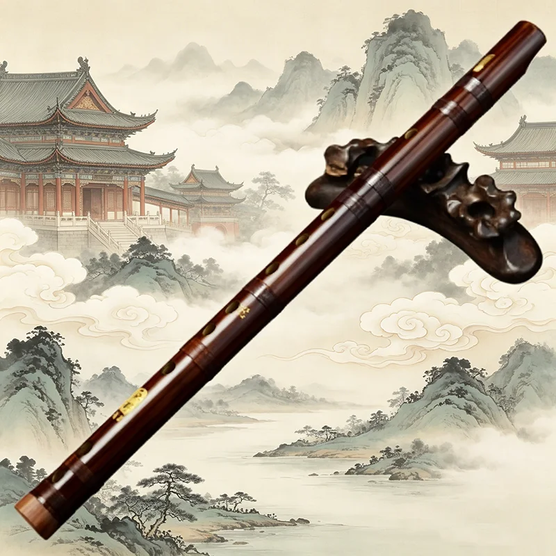

Bamboo Vertical Blowing Flute Traditional Professional Recorder Adults Beginner Flat Mouth Whistle Ethnic Woodwind Instruments