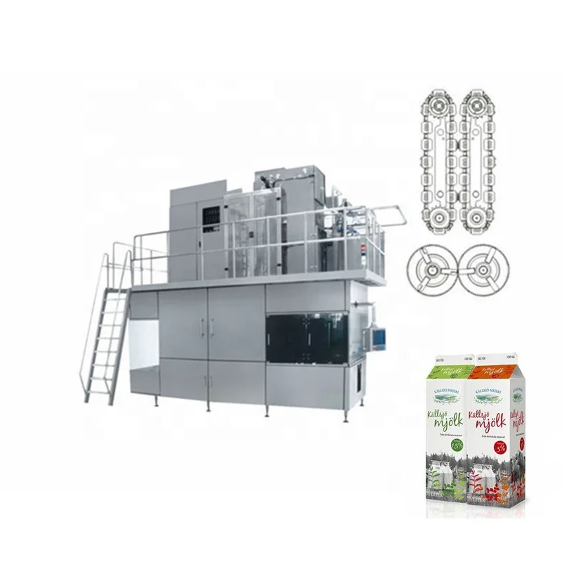 Milk Juice Wine Coconut Water Carton Filling Machine  Aseptic Carton Packing Machine